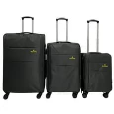Jogo Kit 3 Malas de Viagem Rodinhas 360° Tecido Resistente P M G