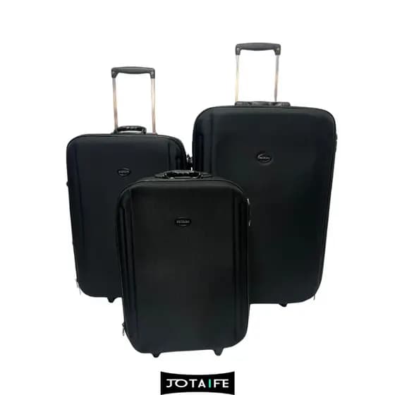 Mala de Viagem de rodinhas com CADEADO - Preta