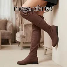 Bota Feminina Over The Knee Cano Alto Montaria – Elegância e Conforto para o Inverno