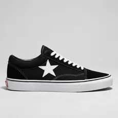 Tênis Skate Casual Unissex Preto Cano Baixo Design Moderno Confortável Antiderrapante Oferta