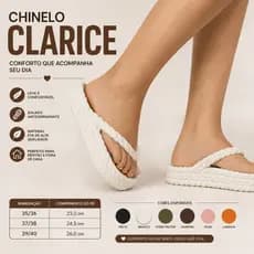 Chinelo Nuvem Feminino Clarice Confortável Leve Antiderrapante Casual Praia Piscina Dia a Dia