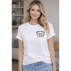Camiseta T-shirt Algodão Confortável Educação Professora