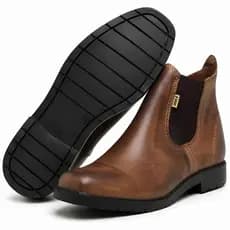 Bota Botina Masculina de Couro Legítimo F1000