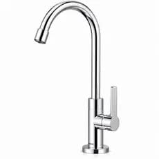 Torneira Lavatório Banheiro Bica Alta Gali Chrome Docol Liga de cobre, elastômeros e plástico de engenharia cromado