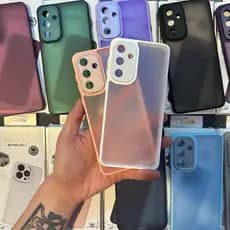 Capa Capinha SPACE Fosca Para Realme C71/C73 Realme C75 buraco fino acrilico Case Anti impacto Novo
