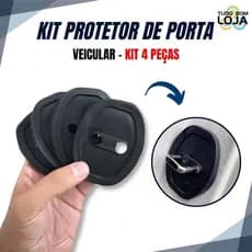4 Piece Car Door Protector Kit | Anti-Collision Rubber Bumper Automotive Door Damper Noise Reduction