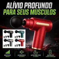 Massageador Elétrico Alta Frequência Profissional Muscular Massagem