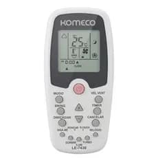 Controle Remoto Compatível com Ar Condicionado Komeco ZH/KZ-01 ZH/EZ-01 - ZH/HZ-01