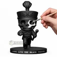 Boneco Personagem Pepe My Chemical Romance Para Pintar