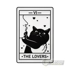 Quadro Gato Decorativo The Lovers Presente Amantes De Gato