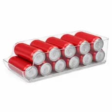 Organizador de Lata Geladeira Dispenser Empilhavel 12 latas Multiuso