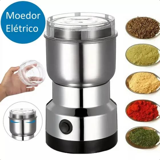 Moedor Para Café Elétrico Triturador de Pó
