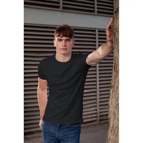 Camiseta Básica material de Algodão Masculina Feminina Confortável Casual  Academia e Dia a Dia