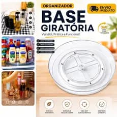 Organizador Base Giratório Tempero Cozinha Geladeira Maquiagem Perfume