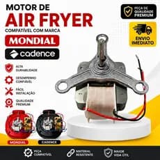 Motor Fritadeira Elétrica Air Fryer Compatível Mondial Cadence 127v