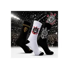 Meia masculina do Corinthians  casual esportiva