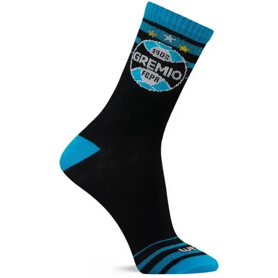 Meia masculina do Grêmio oficial casual esportiva