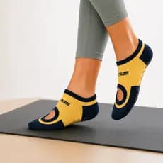 Meia Sapatilha Pilates Fitness Antiderrapante Sem Costura