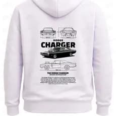 Moletom Dodge Charger Muscle Car Canguru Capuz Algodão Flanelado Premium