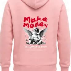 Moletom Make Money Lifestyle Estampado Canguru Capuz Flanelado Premium