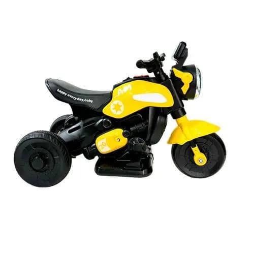 Mini Moto Eletrica Infantil Amarela Veiculo Motorizado Recreacao Alta Velocidade