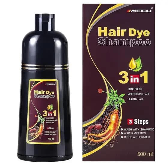 MEIDU Grey Shampoo Masculino Três Em Um Ação Rápida 500ml