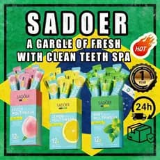 Sadoer 20 Unidades De Enxaguatório Bucal Portátil-Sabor Limão E Groselha Preta , Sem Álcool , Hálito Fresco De 12 Horas
