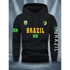 blusa moletom canguru seleção brasileira e argentina copa 2026
