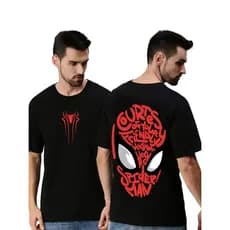 camiseta homem aranha verso
