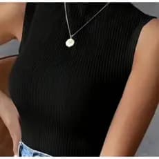 Blusa de tricot garrafinha