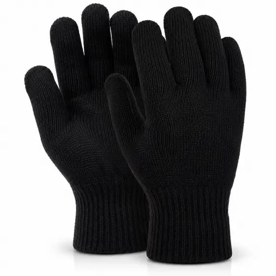 Luva Para Frio Inverno Unissex Moto Bike Trabalho Malha Quente Proteção Contra Frio
