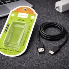 Cabo Tipo C/para Iphone/V8 Carregador Rápido Gold 25W USB Turbo Dados e Carga Alta Velocidade