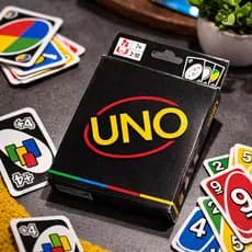 UNO Jogo de Cartas Clássico Baralho Lazer Garantido Para Amigos 2 a 10 Jogadores Jogo de Mesa