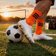 Meia Antiderrapante Futebol Esportiva Profissional Alta Performance Treino 3 Tamanhos 31-44