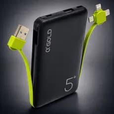 PowerBank 10.000/5000mAh Carregador Portátil - 22.5W Turbo Carga Rápida AGold Pro Compacto Qualidade