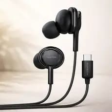 Fone de Ouvido Tipo C H’maston Bass Estéreo Com Microfone Alta Qualidade Android Celular