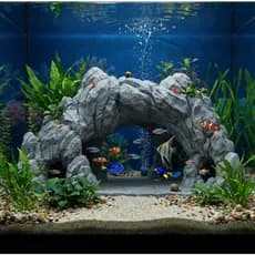 Decoração para Aquario Arco de Rocha