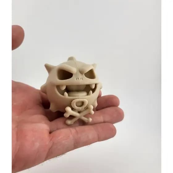 Decoração para aquario Koffing Esqueleto Pokemon BRANCO