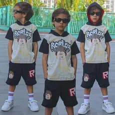 Conjunto Infantil Menino Roblox do 4 ao 10 anos