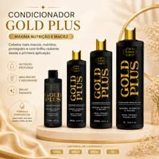 Condicionador Gold Plus Máxima Nutrição Banho de Ouro Lisso Cosméticos