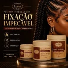 Pomada Modeladora para Cabelos Afros & Trançados Lisso Cosméticos