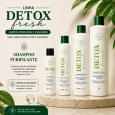 Shampoo Purificante Desintoxicação Capilar Detox Fresh Lisso Cosméticos