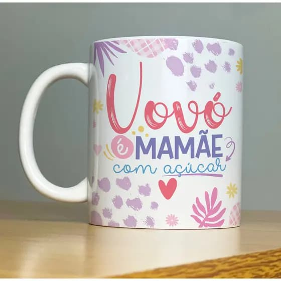 Caneca do Vovó Personalizada para Presente Vó Lembrancinha Avó Avós