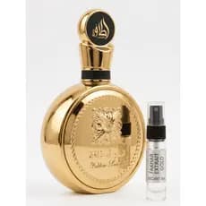 Perfume Árabe Compartilhável Âmbar Lattafa Fakhar Gold 100% Original