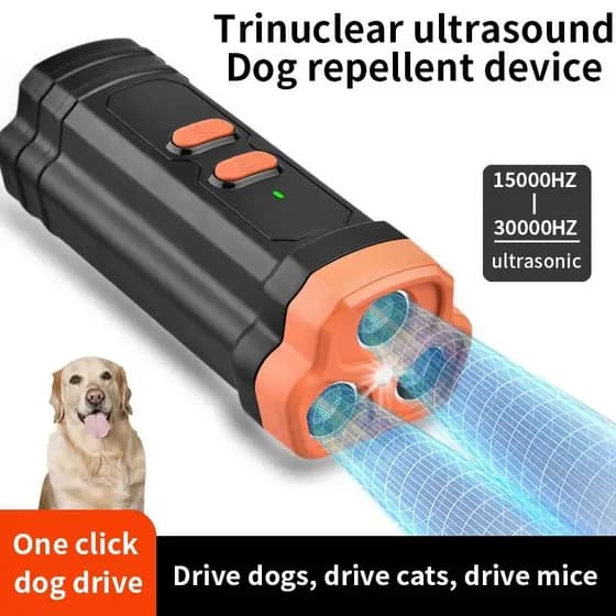 Repelente Ultrassônico De Cães De Três Núcleos , Alta Potência , Exterior , Mordida Anti-Cachorro , Dispositivo De Trein