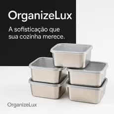 Potes Organizadores Cozinha Alumínio Armazenamento Mantimentos