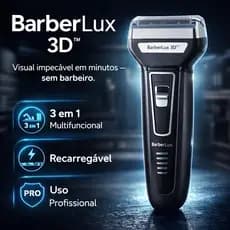 Aparador de Barba Elétrico 3 em 1 Sem Fio 3D Máquina de Cortar Cabelo Aparador de Nariz Masculino