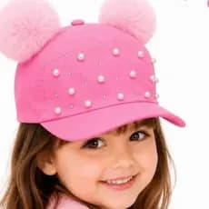 Boné Infantil personalizado / boné com pompom /  boné menina 2 a 6 Anos várias cores