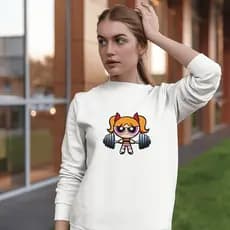 Moletom Sem Capuz Feminino Poderosa Envios Imediato br