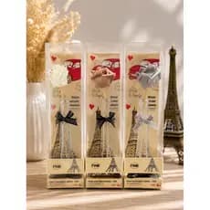 Difusor Aromatizador De Ambiente Torre Eiffel Com Flor Decorativa